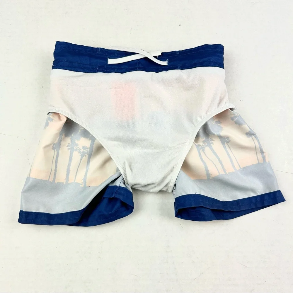 Cat & Jack Boy Tropical Design Swim Trunks